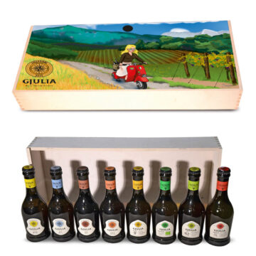 Cassetta regalo "Vespa" 8 bottiglie da 33 cl