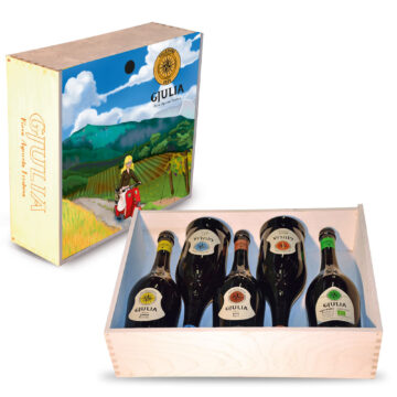 Cassetta regalo "Vespa" 5 bottiglie da 75 cl